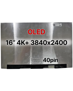 16" 4K Laptop OLED 3840x2400 40pin BRHS Nano Edge No Tabs Matte 
