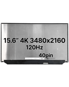15.6" 4K Laptop LCD 3480x2160 40pin BRHS 120hz Nano Edge No Tabs Matte 
