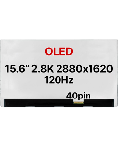 15.6" 2.8K Laptop OLED 2880x1620 40pin BRHS 120hz Nano Edge No Tabs Matte 