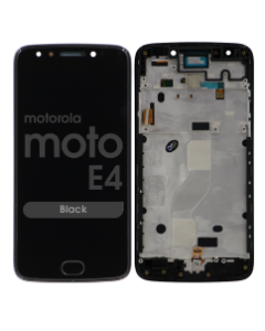 LCD Screen and Digitizer Assembly w/ Frame for Motorola Moto E4 (Black)