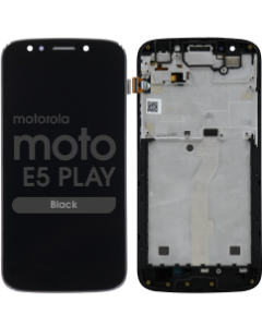 LCD Screen and Digitizer Assembly w/ Frame for Motorola Moto E5 Play (XT1921) (Black)