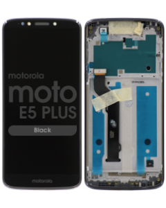 LCD Screen and Digitizer Assembly w/ Frame for Motorola Moto E5 Plus (XT1924) (Black)