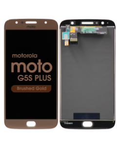 LCD Screen and Digitizer Assembly for Motorola Moto G5S Plus (XT1806) (No Frame) (Brushed Gold)