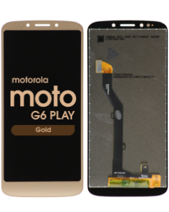 LCD Screen and Digitizer Assembly for Motorola Moto G6 Play (US Version) (No Frame) (Gold)