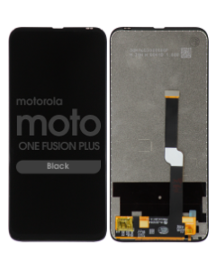Refurbished - LCD Screen and Digitizer Assembly for Motorola Moto One Fusion Plus (No Frame) (Black)