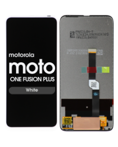 Refurbished - LCD Screen and Digitizer Assembly for Motorola Moto One Fusion Plus (No Frame) (White)