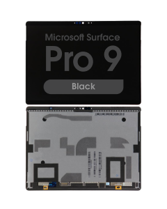 Refurbished - LCD Screen and Digitizer Assembly for Microsoft Surface Pro 9 (Black)