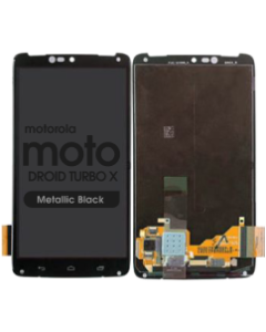 LCD Screen and Digitizer Assembly for Motorola Droid Turbo X (XT1254) (No Frame) (Metallic Black)