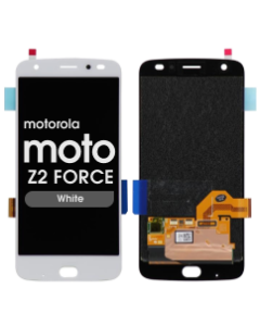 LCD Screen and Digitizer Assembly for Motorola Moto Z2 Force (XT1789) (No Frame) (White)