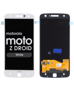 LCD Screen and Digitizer Assembly for Motorola Moto Z Droid (XT1650-01 / 03) (No Frame) (White)