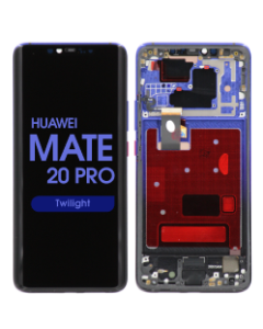 OLED Screen and Digitizer Assembly w/ Frame for Huawei Mate 20 Pro (Twilight)