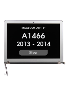 Premium - Screen and Digitizer Assembly for MacBook Air 13" (A1466) (Mid 2013 - Early 2014) (Silver)