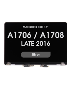 Premium - Screen and Digitizer Assembly for MacBook Pro 13" (A1706 / A1708) (Late 2016) (Silver)