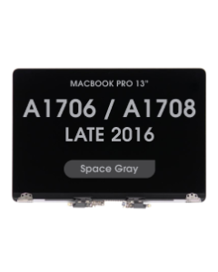 Premium - Screen and Digitizer Assembly for MacBook Pro 13" (A1706 / A1708) (Late 2016) (Space Gray)