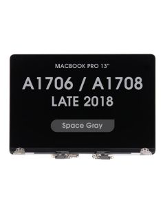 Aftermarket - LCD Screen and Digitizer Assembly for MacBook Pro 13" (A1706 / A1708) (Late 2018) (No Logo) (Space Gray)