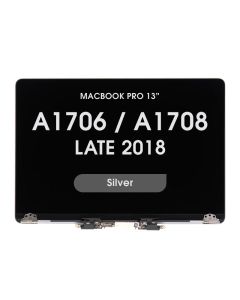 Aftermarket - LCD Screen and Digitizer Assembly for MacBook Pro 13" (A1706 / A1708) (Late 2018) (No Logo) (Silver)