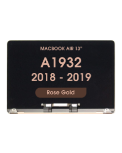 Aftermarket - LCD Screen and Digitizer Assembly for MacBook Air 13" (A1932) (Late 2018 - Early 2019) (No Logo) (Rose Gold)