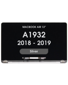 Premium - Screen and Digitizer Assembly for MacBook Air 13" (A1932) (Late 2018 - Early 2019) (Silver)