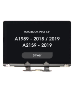 Premium - Screen and Digitizer Assembly for MacBook Pro 13" (A1989) (Late 2018 - Early 2019) (A2159) (Mid 2019) (Silver)