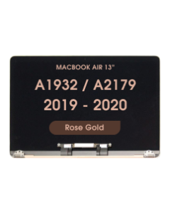 Aftermarket - LCD Screen and Digitizer Assembly for MacBook Air 13" (A1932) (Mid 2019) / (A2179) (Early 2020) (No Logo) (Rose Gold) 