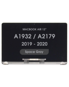 Premium - LCD Screen and Digitizer Assembly for MacBook Air 13" (A1932 / A2179) (Mid 2019 - Early 2020)  (Space Gray)