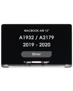 Premium - Screen and Digitizer Assembly for MacBook Air 13" (A1932 / A2179 (Mid 2019 - Early 2020)) / (A2337 (Late 2020) (Silver)