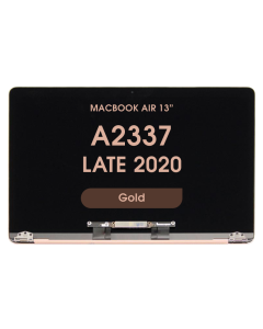 Aftermarket - LCD Screen and Digitizer Assembly for MacBook Air 13" (A2337) (Late 2020) (No Logo) (Gold)
