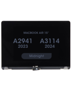 Premium - LCD Screen Assembly for MacBook Air 15" (A2941 / 2023) (A3114 / 2024) (Midnight)