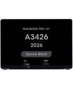 Premium - LCD Screen Assembly for MacBook Pro 14" (Pre-installed Sleep / Wake Flex) (A3426) (2026) (Space Black)