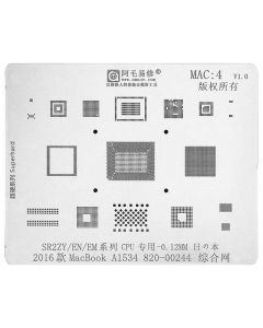 CPU Comprehensive Stencil for MacBook (A1534) (MAC 4)