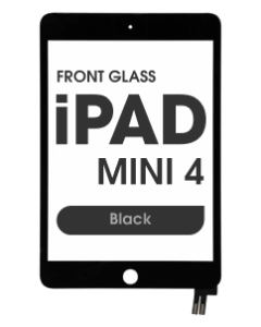 (3in1) Front Glass w/ Digitizer / OCA for iPad Mini 4 (Black)