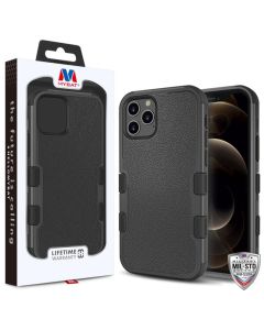 MyBat - TUFF Series Case for iPhone 12 Pro Max (Natural Black / Black)