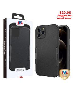 MyBat - TUFF Subs Series Case for iPhone 12 Pro Max (Natural Black / Black)