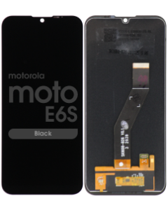 Refurbished - LCD Screen and Digitizer Assembly for Motorola Moto E6s (XT2053) (No Frame) (Black)