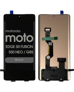 Refurbished - OLED Assembly for Motorola Edge 50 Fusion (XT2429 / 2024) S50 Neo / G85 (XT2427-3 / 2024) (No Frame) (Black)