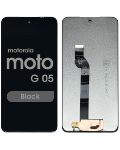 Refurbished - LCD Screen and Digitizer Assembly for Motorola Moto G05 (XT2523 / 2025) (No Frame) (Black)
