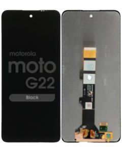 Refurbished - LCD Screen and Digitizer Assembly for Motorola Moto G22 (XT2231 / 2022) (No Frame) (Black)