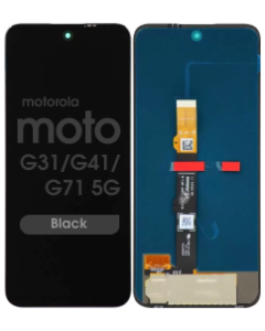 Refurbished - OLED Screen and Digitizer Assembly for Motorola Moto G31 (XT2173 / 2021) / G41 (XT2167 / 2022) / G71 5G (XT2169-1 / 2022) (Black)