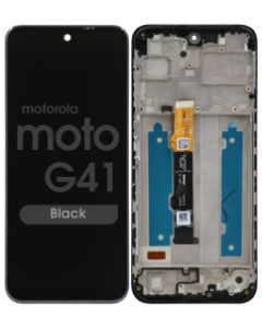 Refurbished - OLED Screen and Digitizer Assembly w/ Frame for Motorola Moto G41 (XT2167 / 2022) 