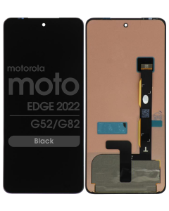 Refurbished - OLED Screen and Digitizer Assembly for Motorola Moto Edge 2022 (XT2205-1) / G52 (XT2221-1 / 2022) / G82 (XT2225-1 / 2022) (No Frame) (Black)