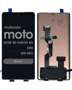 Refurbished - LCD Screen and Digitizer Assembly for Moto Edge 50 Fusion 5G (XT2429 / 2024) / G85 (XT2427-3 / 2024) / S50 Neo (XT2427-4 / 2024) (No Frame) (Black)