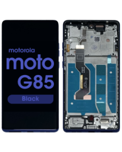 Refurbished- OLED Screen and Digitizer Assembly w/ Frame for Moto G85 (XT2427 / 2024) (Cobalt Blue)