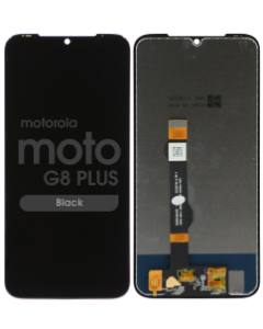 Refurbished - LCD Screen and Digitizer Assembly for Motorola Moto G8 Plus (No Frame) (Black)