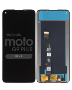 Refurbished - LCD Screen and Digitizer Assembly for Motorola Moto G9 Plus (XT2087 / 2020) (No Frame) (Black)
