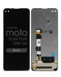 Refurbished - LCD Screen and Digitizer Assembly for Motorola Moto G 5G Plus (XT2075) / Moto One 5G (No Frame) (Black)