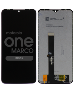 Refurbished - LCD Screen and Digitizer Assembly for Motorola One Marco (XT2016) (No Frame) (Black)