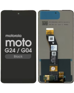 Refurbished - LCD Screen and Digitizer Assembly for Motorola Moto G24 (XT2423 / 2024) / G04 (XT2421/ 2024) (No Frame) (Black)