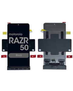 Refurbished - Inner OLED Screen and Digitizer Assembly for MotorolaMoto Razr / Razr 50 (XT2453 / 2024) (No Frame) (Black)