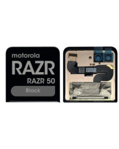 Refurbished - Sub OLED Screen and Digitizer Assembly for Motorola Moto Razr / Razr 50 (XT2453 / 2024) (No Frame) (Black)