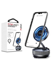 MyBat - AirTight Magnetic Vacuum Suction Phone Mount (Black)